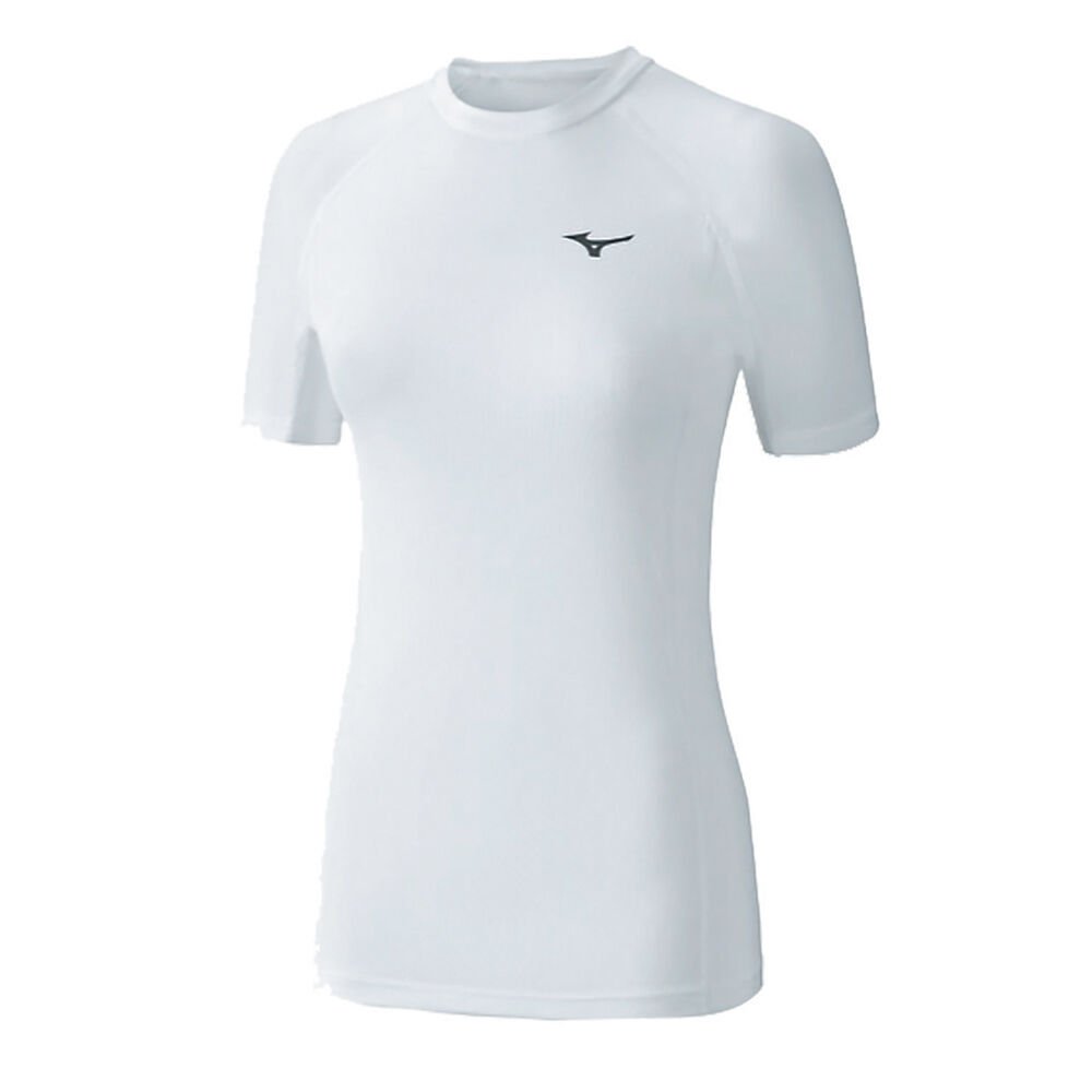 Camiseta Mizuno Bio Gear SS - Mulher - Branco - FTWCP1207